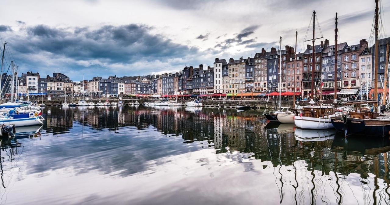 Greeter-Nid Douillet A 5 Min Du Port De Honfleur Appartement Buitenkant foto